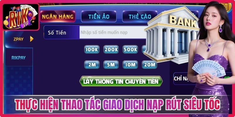 RIKVIP insureweb.co | Link Tải RIK VIP Cổng Game Bài Tháng 09/2026 44 Thực hiện thao tác giao dịch nạp rút siêu tốc